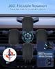 Soporte para Teléfono de Coche con Gravedad | Soporte con Pinza para Rejilla de Ventilación Giratorio 360° | Soporte Universal de Agarre Automático | para Todos los Smartphones y Coches