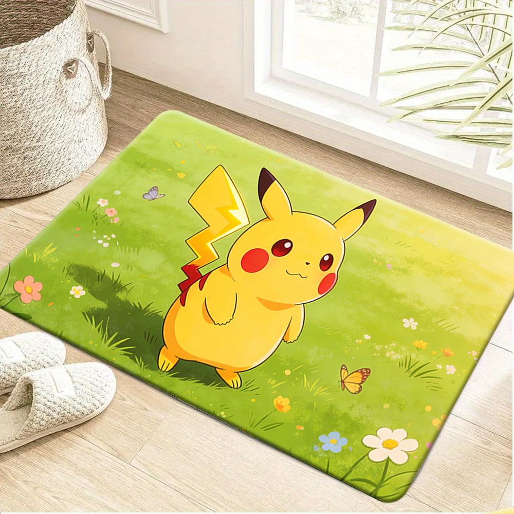 

Pokemon Lucario Print Doormat Anti-slip Absorbent Floor Mat for Home Entrance Bedroom Living Room Decor 40cm x 60cm