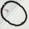 Dobbeltlags Træarmbånd til Mænd 10mm Runde Perler Ibenholt Armring Flerlags Armbånd Smykker Gaver