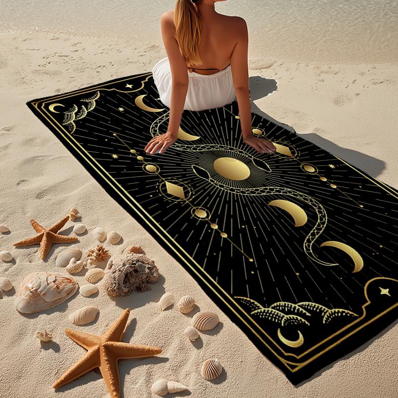 Celestial Dreamscape Beach Towel, Super Soft Microfiber, Gift for Her/Him, Birthday, for Pool, Beach, Travel, Home Decor Fan gifts