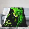 Sleeping Beauty Maleficent Villain Velvet Throw Blankets Bad Witches Blankets for Home Travel Lightweight Thin Outdoor Portable