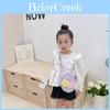 Adorable Little Princess Children's Crossbody Bag With Stylish Floral Design And Durable Pu Leather Material For Everyday Use