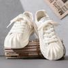 Shell Head Autumn Niche Design Casual Canvas Board Shoes Student Sports Thick Sole Height Increase