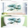 Watercolor Flower Stickers Toilet Sticker Bright Wall For Home Vinyl Car Decal Toilet Decoration