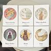 42 Pcs Vidas Anteriores Oracle Cards 10.5*7.5cm Spanish Edition, Past Lives Deck for Karma Soul Healing Double-Sided Embossed
