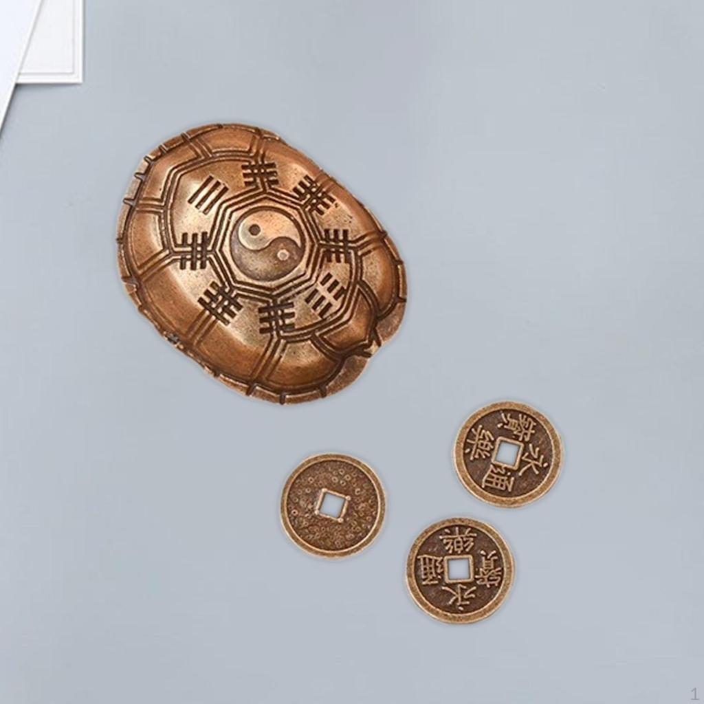 Mini Turtle Shell Figurine Pendant Good Luck Keyring Accessories Creative Small