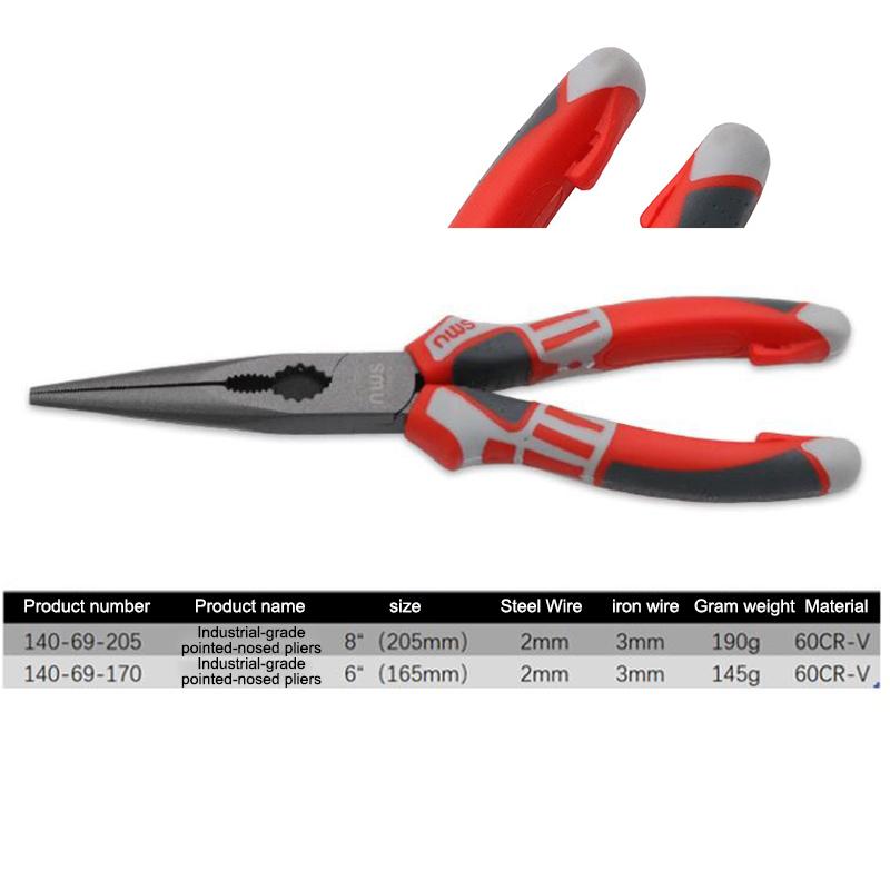 Universal Wire Cutter Needle Nose Crimping Plier Electrician Working Hardware Diagonal Pliers For Electricians