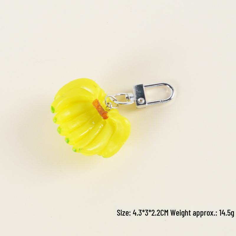 Erdbeere Obst & Gemüse Schlüsselanhänger Anhänger - Niedliches Kreatives Spielzeug & Studentengeschenk