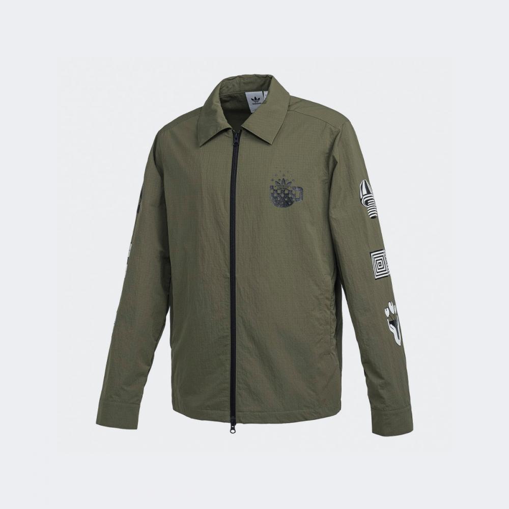 

Рубашка Adidas Nammu IK9164 оливкового цвета