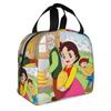 Heidi Mit Peter Helfen Ihrem Großvater Isolierte Lunchtaschen für Arbeit Schule Schnee Alpen Berg Auslaufsicher Thermokühlbox Bento-Box