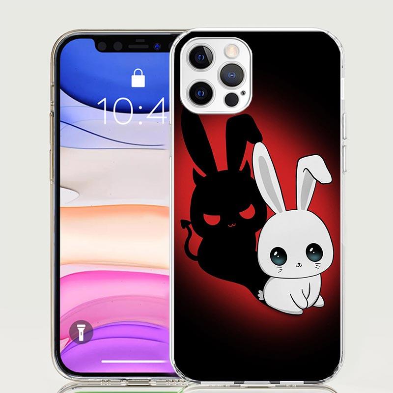 Angel Wings Devil Bad Phone Case For iPhone 17 Air 16 15 Plus 11 14 Pro Max 13 Mini 12 7 8 + SE Pattern Art Customized Cover 17