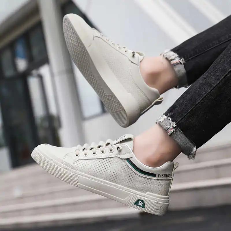 Fashion Legitimate Leather Winter Purple Sneakers Men Woven Minimalist Shoes Man Tenis Badminton Sports High Fashion News Sneackers