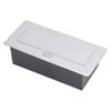 Desktop Socket 16A Power Strip Table Connection Box Dual USB EU Standard AC 250V Welding Free for Of