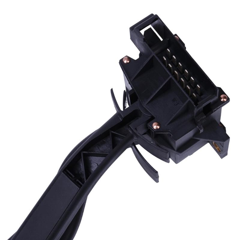 Wiper Stalk Control Unit with Printed Function Symbols, Black ABS Vehicle Component for Transit MK4 Replacing a Damaged or Worn Wiper Control
