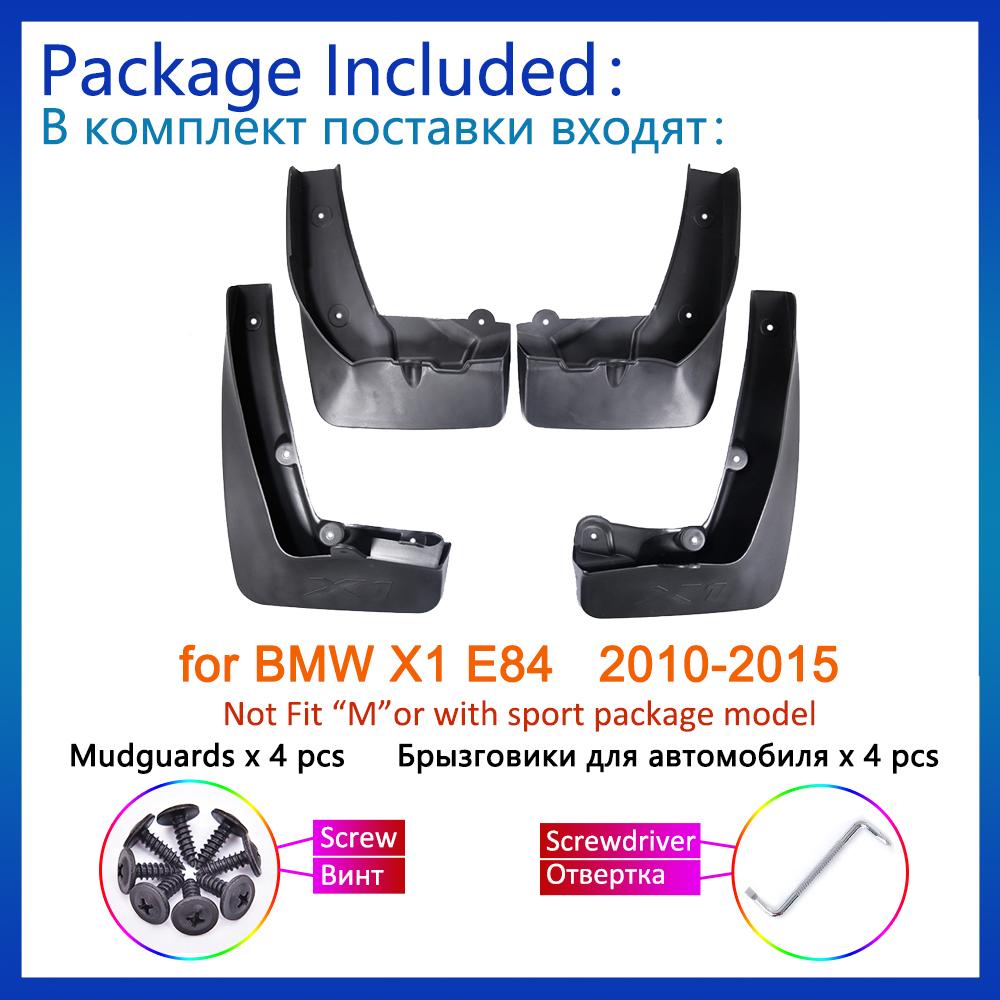 4x for BMW X1 E84 2010 2011 2012 2013 2014 2015 Mudguards Flare Mud Flaps Guard Splash Front Rear Wheels Fenders Car