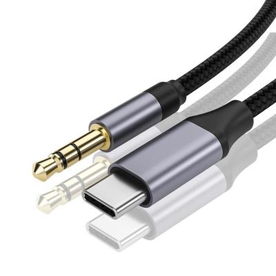Type-C To 3.5mm Aux Audio Cable for Headphones and Car Speakers