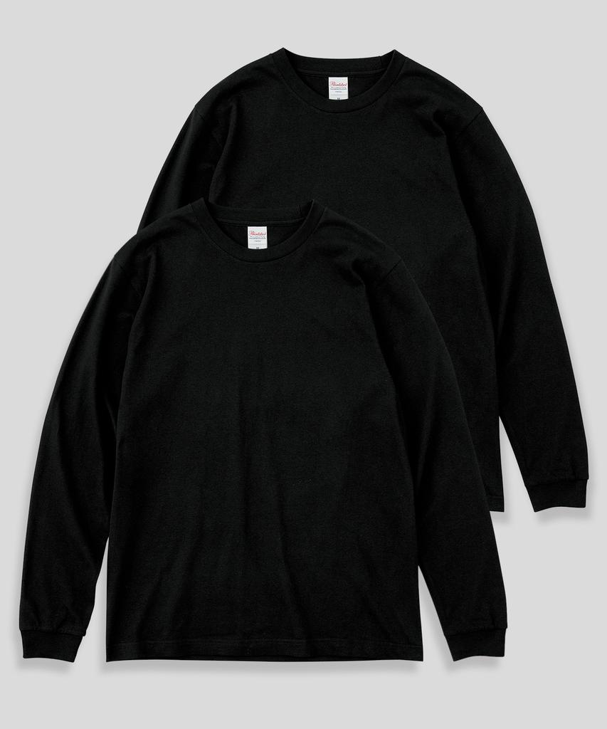 Peulinteuseuta [2Pack] 17-Count Basic Plain Layered Long Sleeve T-Shirt_Standard Length (Ribbed Sleeves)