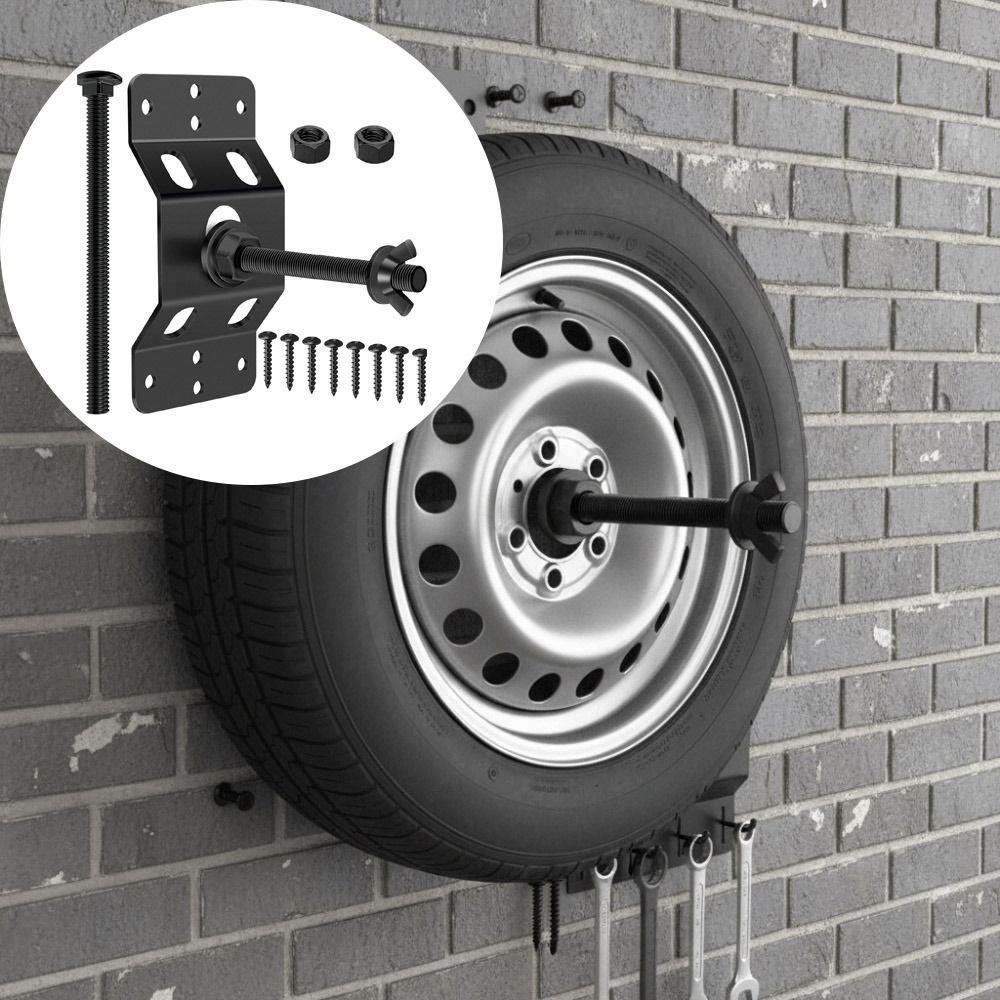 Heavy Duty Enclosed Trailer Tire Bracket Spare Tire Mounting Bracket  For Enclosed Trailers