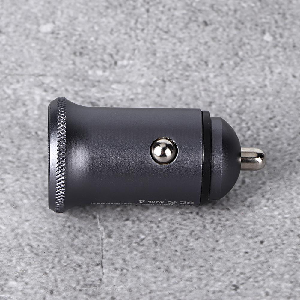 Portable Dual USB Port Fast Car Phone Charger Support for QC3.0