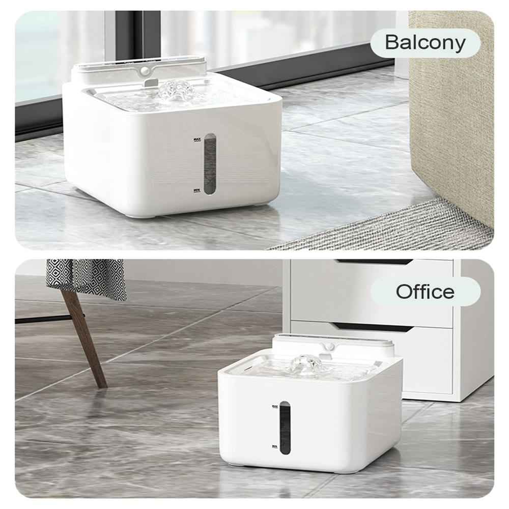 Filter für Haustier-Wasserbrunnen, kabelloser Sensor-Trinker, Futterspender für Katzen und Hunde, Wasserspender, automatischer Trinkbrunnen
