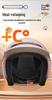 3C Helmet for Electric Vehicles - All-Season, Universal Fit, Winter Warmth, Hidden Lens, One Size for Girls.