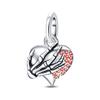 2026 Halloween Ciondolo Zucca Caramella Ciondolo Perline Gioielli Bracciale Accessori Argento 925