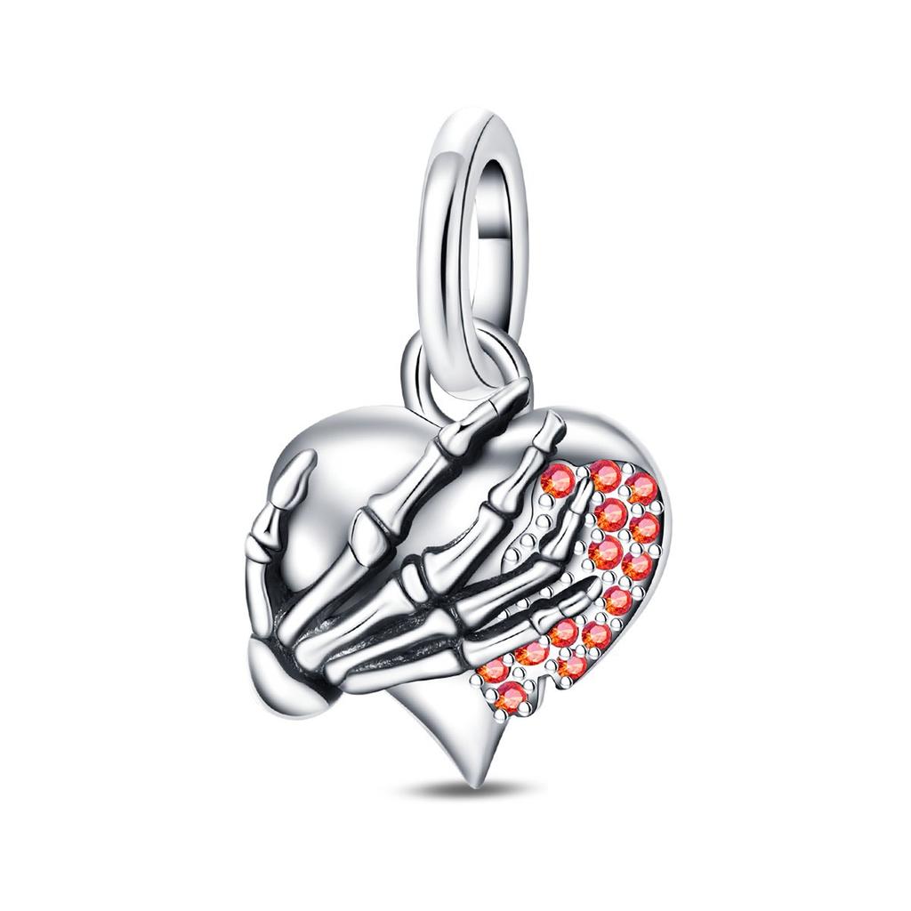 2026 Halloween Ciondolo Zucca Caramella Ciondolo Perline Gioielli Bracciale Accessori Argento 925