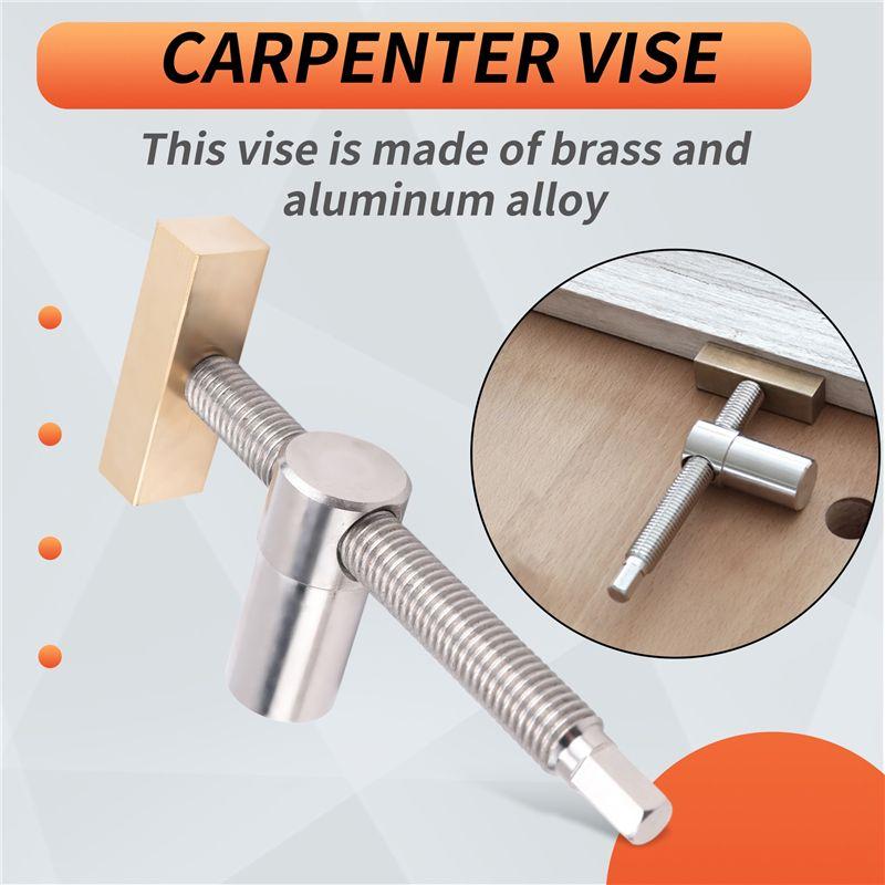 Feb.Woodworking Bench Dog Clamps With Bench Dog Stop Sets, Clip Clamp Fixture Vise Benches Joinery Carpenter Tools