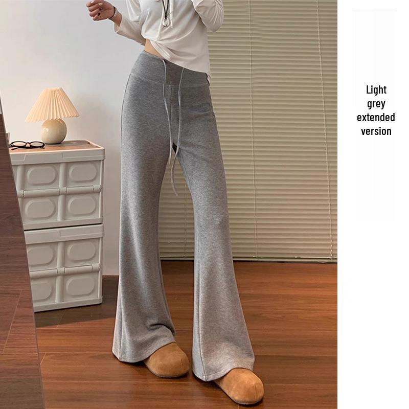 American Cashmere Maternity Micro-Flare Wide-Leg Pants with Elastic Waist M