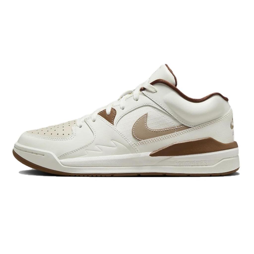 Jordan Stadium 90 Low top Casual Shoes Women's White Brown Green HF5762-121(Team116-AJ)