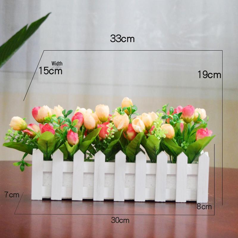 Arrangement de Pothos, Herbe Artificielle et Fleurs en Soie pour la Décoration de la Maison