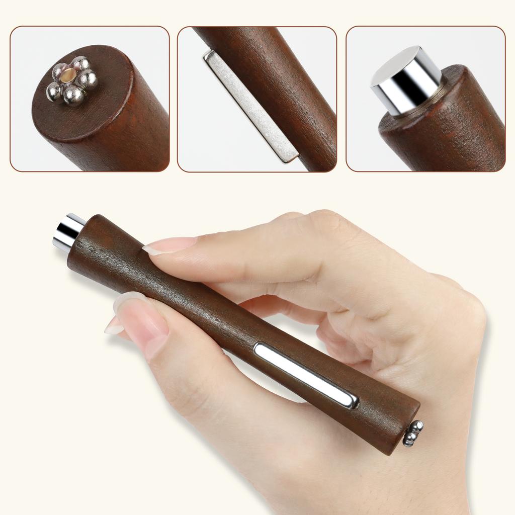 2pcs 3In1 Strong Multifunctional Nail Art Magnetic Stick With Y-Shaped Iron For Cat Eye Nail Polish Heart Effect Nail Art Tools