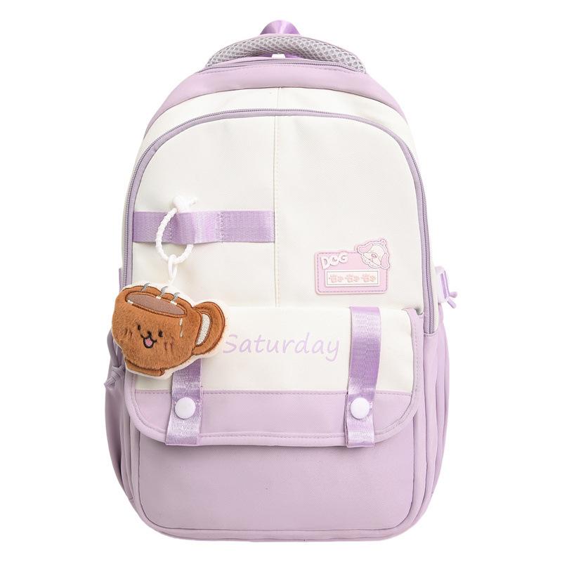 Leisure Travel Backpack Backpack Travel New Korean Style Fashionable Large Capacity Junior High School and High School Students' School Bag
