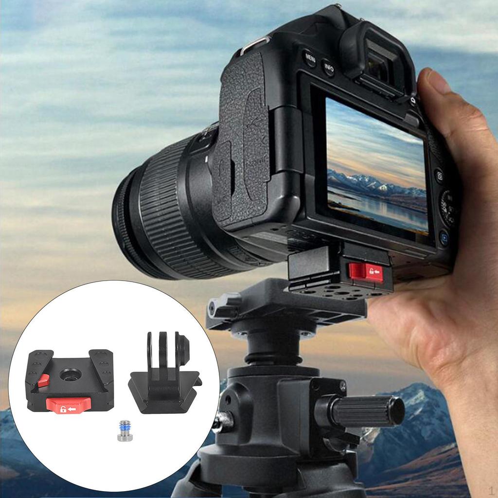 Quick Release Clamp Plate Camera Mount Adapter 38mm Accessories Digital 1/4inch Thread