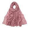 Muslim Chiffon Hijab Scarf Solid Color Squane Head Wrap For Women Hijabs Scarves Jersey Hijabs Islamic Turban Headband Shawl