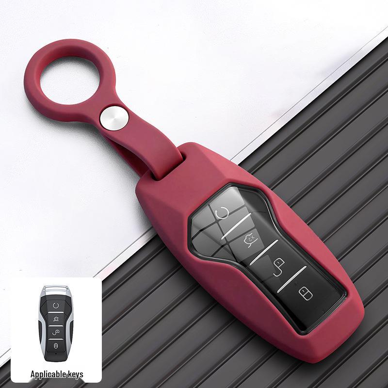 Silicone Key Cover for BYD Han EV, Qin Plus, Song Pro, Song L, Tang DMI, Yuan