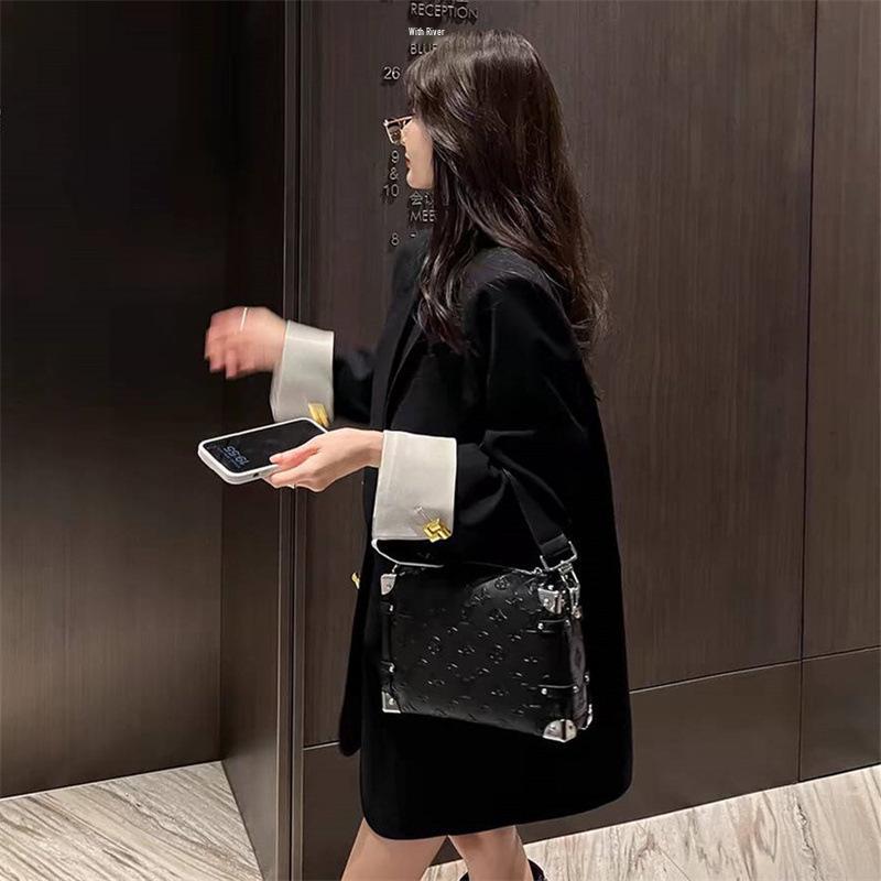 Damen Herbst 2025 Einreihiger Revers-Blazer - Langarm, Polyester, mit Taschen für den Arbeitsweg