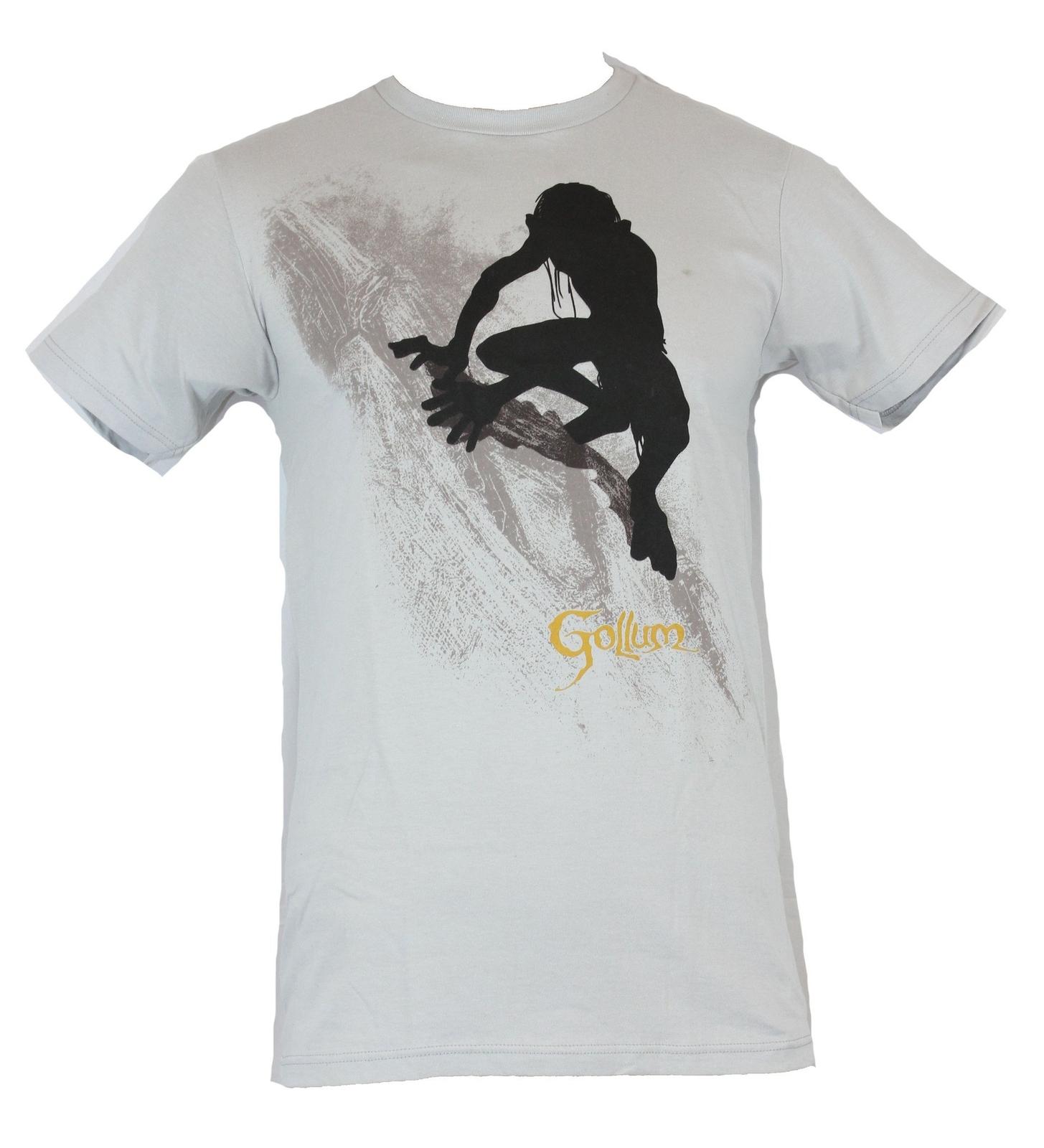 The Hobbit Adult New T-Shirt - Gollum Silhouette Pic Above Name M