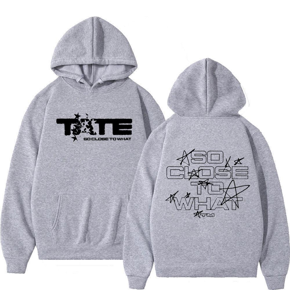 Tate McRae So Close To What Album Hoodies Men Women Clothing Long Sleeve Hooded Sweatshirts Fleece Vintage Oversized Pullovers