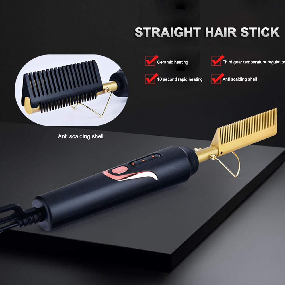 Heating Comb Electric Blow Brush Hairdressing Styling Tools for Man Beard Women Hair Hot Heating Comb Gifts