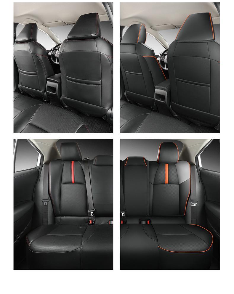 Corolla-Specific One-Piece Leather Seat Cover & Cushion