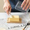 Bamboo Countertop Butter Dish Nordic Style Desset Box Kitchen Storage Box Butter Storage Box  Party