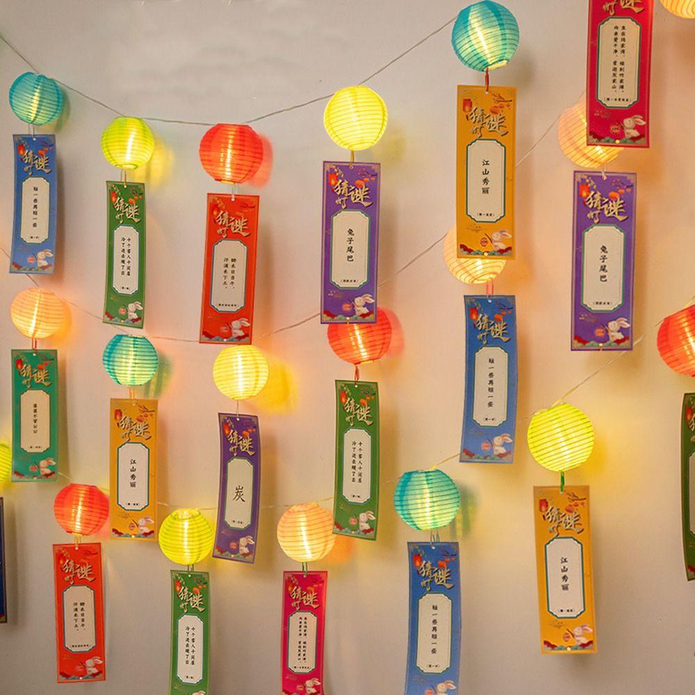 

Handmade Chinese Style Ancient Lantern Luminous Lantern Decoration National Day 2m разноцветный