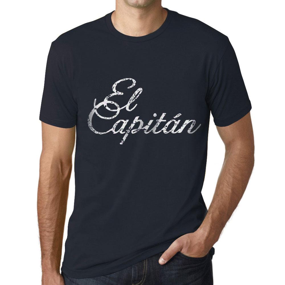 Ultrabasic Homme T-shirt Graphique El Capita_n Lettres Imprimes