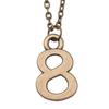 Necklace On The Neck 43cm Chain Arabic Number Tags Kids' Jewelry Materials QN007