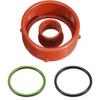 4PCS Turbo & Breather Intake Seal Kit & Black Green O Rings For Mercedes OM642 A0179973545 A0149976445 A6420940080
