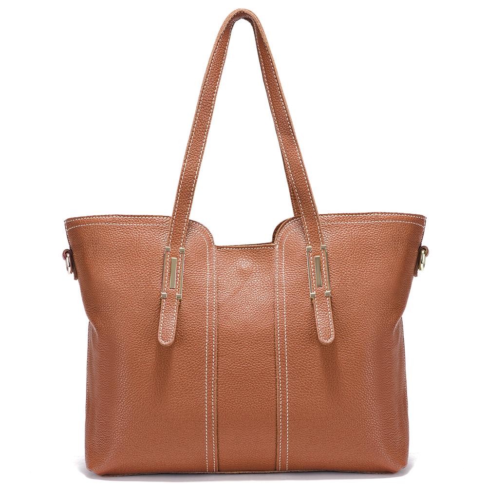 Zency Große Kapazität Damen Umhängetasche Retro Tote Geldbörse