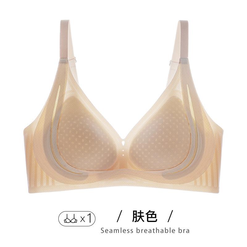 Original Corrective Pull-up Underwear Women's Open Shoulder Beauty Back Chest Gathering Seamless Upper Support Sub-breasts Sports Bra