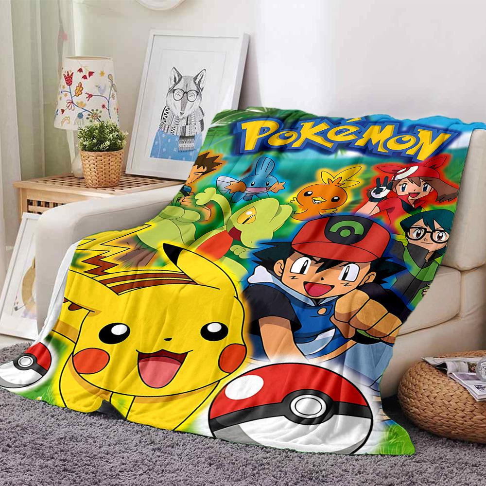 1pc Gengar Space Adventure Flannel Blanket,Ultra Soft Warm Plush Throw for Home Bedroom Bed Sofa Cover Camping Picnic Gift Y72430