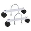 2pcs Electric Oil Heater Bracket Electric Heater Pulley 360 Degree Rotating Oil Heater Frame Caster Accessories for Home